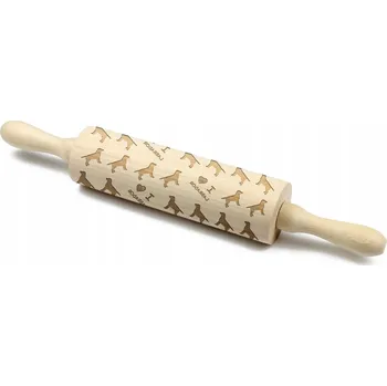 Váleček na těsto Labradorský retrívr, gravírovaný váleček pro psy, váleček na sušenky, jméno psa