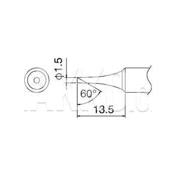 Pájecí hrot Pájecí hrot T18-CF15 - 102001748