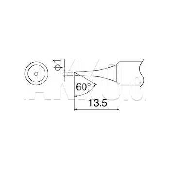 Pájecí hrot Pájecí hrot T18-CF1 - 102001747