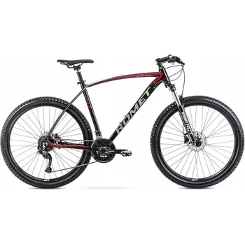Horské kolo Horské kolo MTB Romet Mustang, rám 17 palců, kola 27,5", černé
