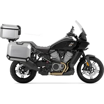 Zavazadlo na motocykl Kompletní sada hliníkových kufrů shad terra, 48l topcase 47l/47l boční kufry, včetně montážní sady a plotny shad harley davidson pan america 1250