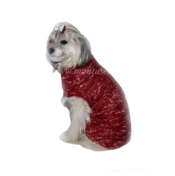 Obleček pro psa Svetr pro psa, vínový (Oblečky pro psy)