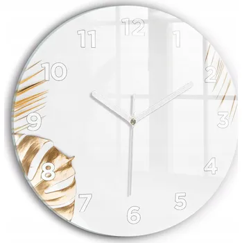 Hodiny Nástěnné hodiny Wallfluente žluté 30 cm