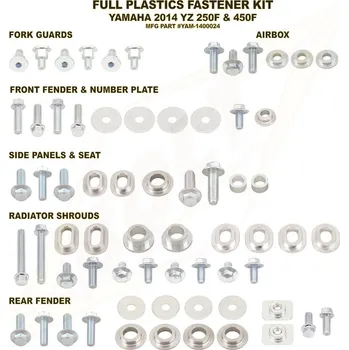 Kompletní sada plastových šroubů pro Yamahu YZ250/450-F YAM-1400024