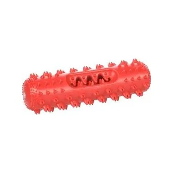 Hračka pro psa Flamingo hračka pro psa na pamlsky 18,8 x 6 cm červená