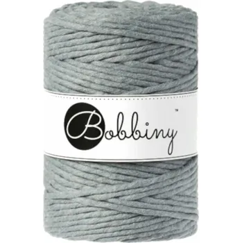 Příze Bobbiny Macrame Cord 5 mm 100 m Steel Šňůra