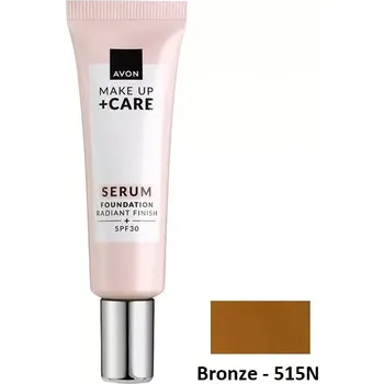 Přípravek na tvář Rozjasňující make-up s hydratačním sérem a SPF30 - Bronze 515N