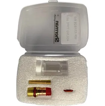 Příslušenství ke svářečce Sherman Sada skleněná hubice se sítkem úzká na TIG hořák 17/18/26 průměr 3,2 mm