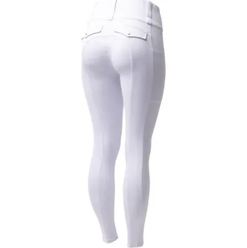 Jezdecké kalhoty Legíny Horze Anya hybrid full grip 38 bílá