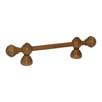 Garnýž Garnýž - jednotyč bez kroužků s&nbsp;koncovkami-16 Barva: PR - přírodní bez povrchové úpravy, Délka: 160 cm