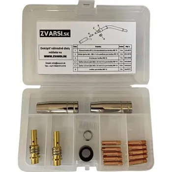 Příslušenství ke svářečce SVARSI Sada náhradních dílů MIG/CO2 na hořáky MB 15 / TBI 150