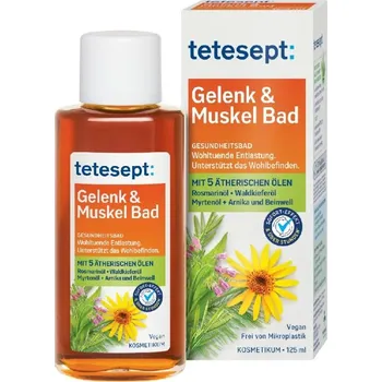 Masážní přípravek TETESEPT KOUPEL SVALY A KLOUBY 125 ML