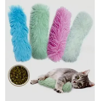 Hračka pro kočku Plyšová hračka pro kočky zelená (Hračky pro kočky)