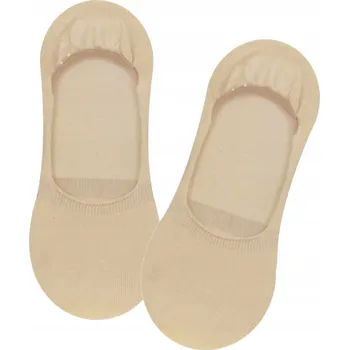 Dámské ponožky WOLA DÁMSKÉ MOKASÍNY SILIKONOVÉ KOTNÍKOVÉ PONOŽKY BÉŽOVÉ 36-38
