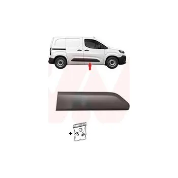 Lišta karosérie Ozdobná / ochranná lišta, dveře VAN WEZEL 0991404