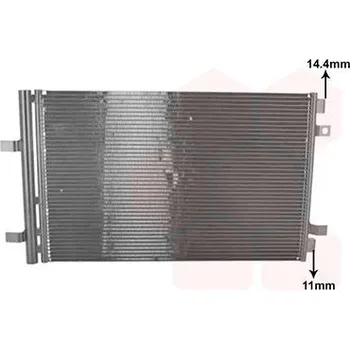 Výparník klimatizace Kondenzátor, klimatizace VAN WEZEL 40015707