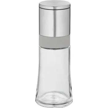 Mlýnek na koření KELA Mlýnek na pepř a sůl MATTEO 75 ml, sklo / nerez, šedý