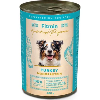 Krmivo pro psa Fitmin dog NP konz. krůtí 400g (min. odběr 6 ks)