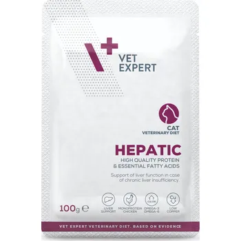 Krmivo pro kočku VetExpert VD 4T Hepatic Cat kapsa 100g (min. odběr 12 ks)