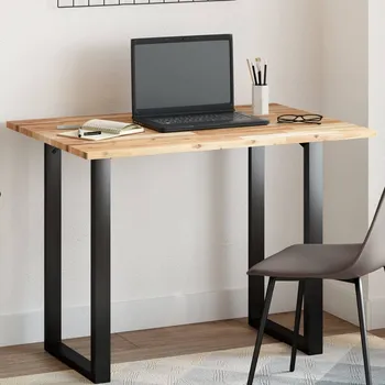 Psací stůl OMAXI Stolní deska obdélníková 80 x 70 x 2 cm masivní akáciové dřevo 662034