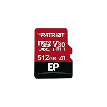 Paměťová karta Patriot V30 A1/micro SDXC/512GB/UHS-I U3 / Class 10/+ Adaptér