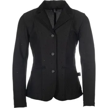 Jezdecké sako HKM Sako závodní Crystal HKM, dětské, černé 128