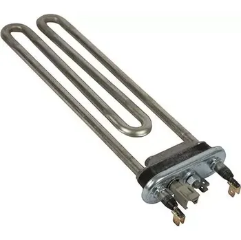 Topné těleso pro pračky AEG, Electrolux, Zanussi - rozměry 265×65 mm, kód 1326730403, odolný chromniklový plášť s ochranou proti přehřátí