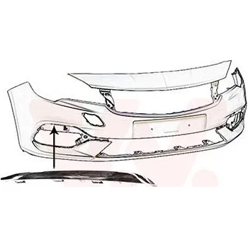 Lišta karosérie Ozdobná / ochranná lišta, nárazník VAN WEZEL 3812598