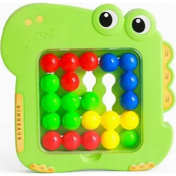 Hlavolam VZDĚLÁVACÍ ROZVÍJEJÍCÍ HRA PRO DĚTI DINOSAURUS HLAVOLAM PINBALL