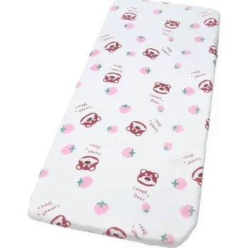 Prostěradlo PROSTĚRADLO S GUMOU DO PŘISTÝLKY MUŠELÍNOVÉ PREMIUM 90X50 cm Kerstin