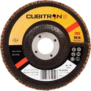 Brusný kotouč Cubitron II 3M lamelový kotouč 967A zrno 40+