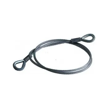 Horolezectví Lanko očnice-očnice, d-250cm,pr.3 mm,žár.zinkované