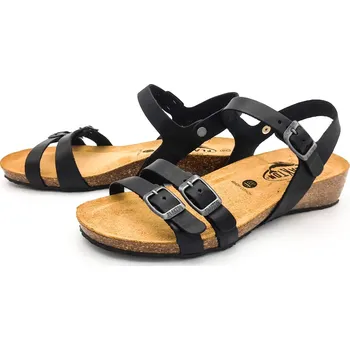 Dámské sandále Dámské sandály 775920 VAQUETILLA CREPELINA Plakton černá Barva: crepelina, Velikost: 38