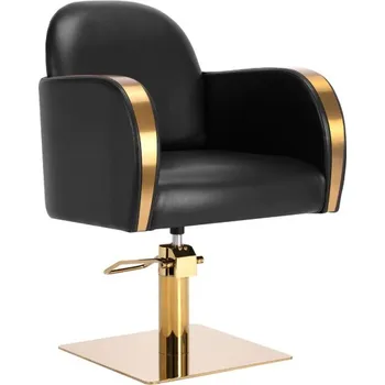 Kadeřnické křeslo Kadeřnické křeslo Gabbiano Malaga Barva: Černá