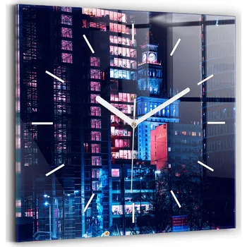 Hodiny Nástěnné hodiny Wallfluent černé 30 cm