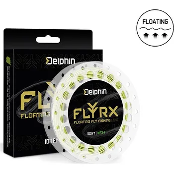 Muškařská šňůra Delphin FLYRX|WF5-F / 100 FT