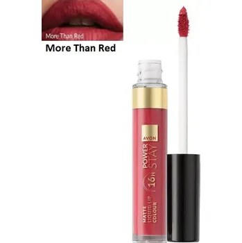 Rtěnka Tekutá rtěnka Power Stay - More Than Red