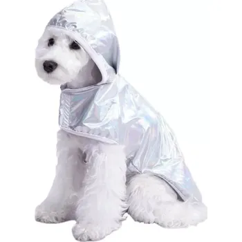 Obleček pro psa Pláštěnka, vesta pro psa stříbrná (Psí oblečky do deště)