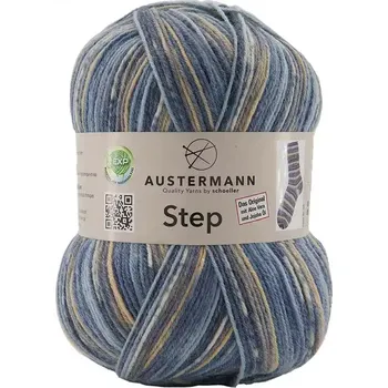 Příze Austermann Step 4 Color 88 Nautilus (Ponožková příze Step 4 - 88 Nautilus)