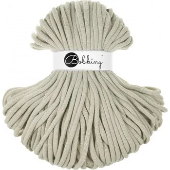 Příze Bobbiny bavlněná šňůra JUMBO 9mm Pale olive