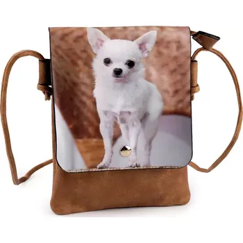 Kabelka Crossbody kabelka přes rameno Čivava (Kabelky se psem, pejsci)