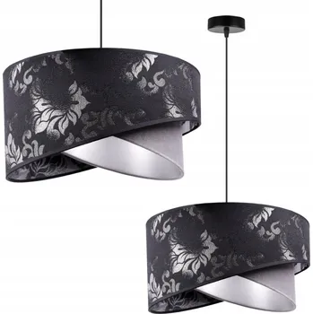 ZÁVĚSNÉ STROPNÍ SVÍTIDLO GLAMOUR LUSTR ČERNÝ