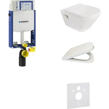 AKČNÍ SET 4v1 Geberit Kombifix ECO 110.302.00.5 + WC mísa ROCA The Gap