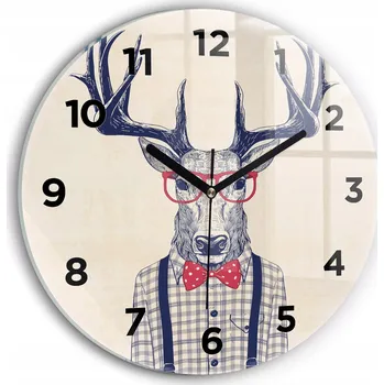 Hodiny Nástěnné hodiny Wallfluente červené 30 cm