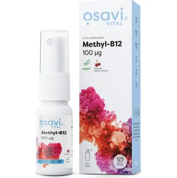 Osavi Methyl-B12 Oral Spray, Orální sprej, třešeň, 100 mcg, 25 ml
