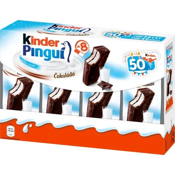 Čokoládová tyčinka Kinder Pingui rodinné balení 8x 30 g
