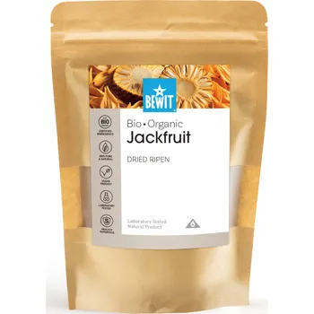 Sušená potravina BEWIT Sušené kousky chlebovníku, BIO - 100 g