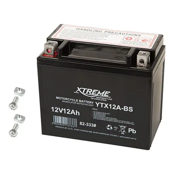 Záložní baterie Baterie olověná 12V / 12Ah Xtreme 82-333 motocyklový akumulátor