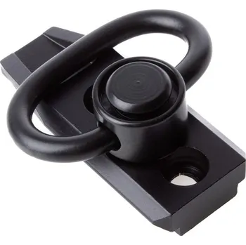 Airsoft A.C.M. Rychloupínací QD GP oko na popruh s Keymod montáží - černé