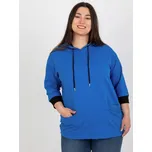 Modrá mikina s kapucí RV-TU-8241.54P-blue Velikost: ONE SIZE